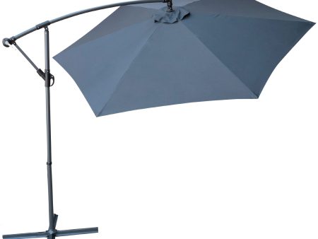 Aktive 53888 Parasol Excentrico Banana D300 cm Gris - Mastil Aluminio D48 42 cm Embalaje Deteriorado For Discount