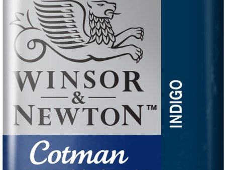 Winsor & Newton Cotman Acuarela En Pastilla, Indigo Embalaje Deteriorado Fashion