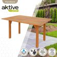 Aktive 61031 Mesa de jardín extensible rectangular de madera de acacia, 200x100x74cm Embalaje Deteriorado Online