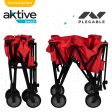 Aktive 62618 Carro de transporte plegable para playa, color rojo, 91 x 53 x 115 cm Embalaje Deteriorado For Cheap