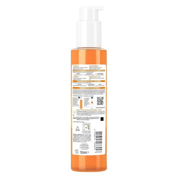 (Sin Dosificador) L Oréal Paris Espuma limpiadora con vitamina C para una piel limpia y fresca, hace que el tono de la piel brille, Revitalift Clinical, 150 ml Embalaje Deteriorado Online Hot Sale