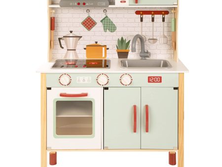 Woomax 49548 Cocina de Madera Infantil con luz y Sonido, con vitrocerámica y Campana extractora, para niños y niñas Embalaje Deteriorado For Cheap