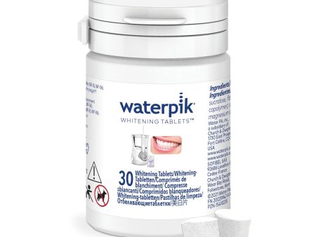 Tabletas de recarga de hilo dental de agua Waterpik (30 unidades) – solo para el hilo dental blanqueador Waterpik, embalaje puede variar Embalaje Deteriorado Hot on Sale