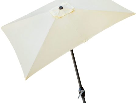 Aktive 53877 Sombrilla jardín rectangular , Parasol terraza, color crema, 3x2 m Embalaje Deteriorado on Sale