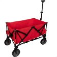 Aktive 62618 Carro de transporte plegable para playa, color rojo, 91 x 53 x 115 cm Embalaje Deteriorado For Cheap