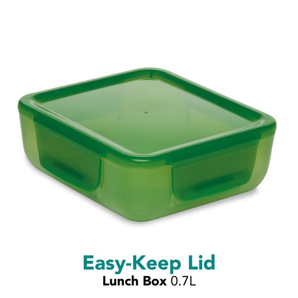 Aladdin 10-02086-009 Fiambrera Easy-Keep Lunch Box 0.7L Verde - Tapa Abatible con Bisagra a Presión Online now