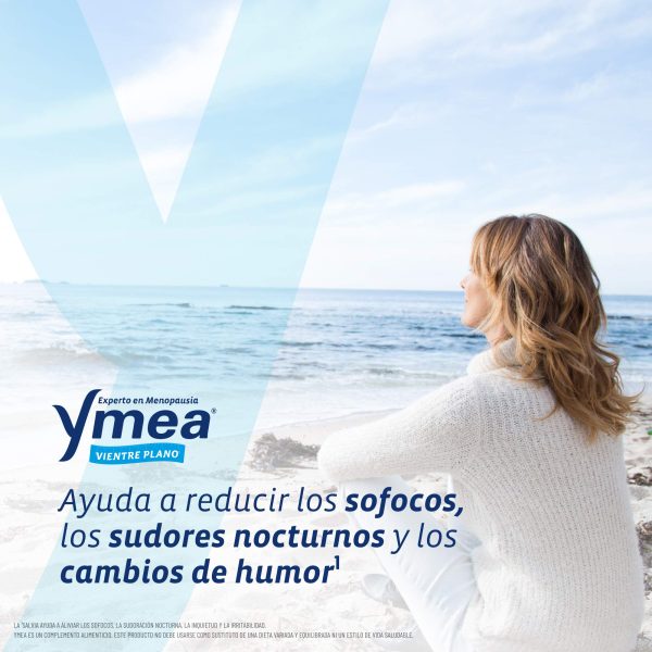 Ymea Vientre Plano Pack, Cápsulas para Tratamiento de la Menopausia, Control de Sofocos y Alivia el Hinchazón Abdominal, Sin Estrogenos, Soja o Consevantes, Tratamiento 2 Meses, 128 Unidades Embalaje Deteriorado (Cad: 28 02 2026) Online now