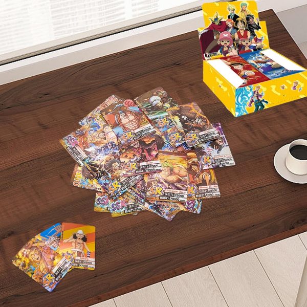 32 Paquete Cartas de Anime,160 Tarjetas de Anime Coleccionables，Anime Trading Cards,Juego de Cartas Coleccionables Anime,Regalos para Niños y Niñas Manga-Animada-Colección Embalaje Deteriorado For Cheap