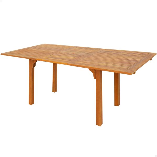 Aktive 61031 Mesa de jardín extensible rectangular de madera de acacia, 200x100x74cm Embalaje Deteriorado Online