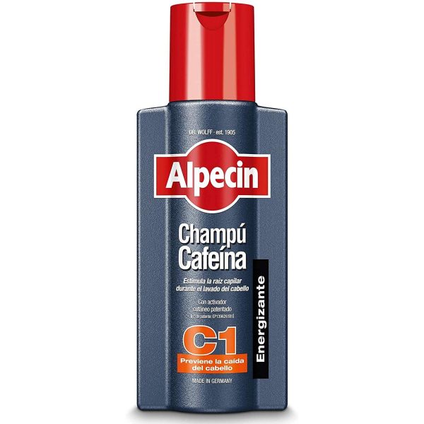 Alpecin C1 Caffeine Shampoo 1x 250 ml | Champú anticaída para hombres con cafeína | Tratamiento para la caída del cabello | Alpecin Shampoo Anti Hair Loss Treatment Men Embalaje Deteriorado (Cad: 30 04 2026) Discount