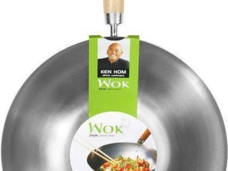 Ken Hom KH110 Wok 31 cm, Carbon Steel Fashion