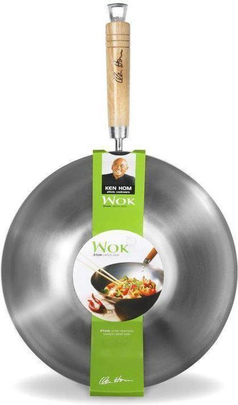 Ken Hom KH110 Wok 31 cm, Carbon Steel Fashion