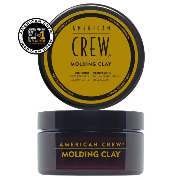 Arcilla de Fijación American Crew Molding Clay (Fijación Fuerte y Brillo Medio) 85g Embalaje Deteriorado For Sale