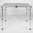 Aktive 63019 Mesa Plegable Camping portátil Antideslizante de Aluminio y Madera MDF, con asa para fácil Transporte, Mesa Alta, Mesa Picnic, Accesorios de Camping, 90x60x40 70cm Embalaje Deteriorado Online