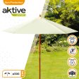 Aktive 53863 Parasol hexagonal Garden 3 metros - Color vainilla Embalaje Deteriorado Online Hot Sale