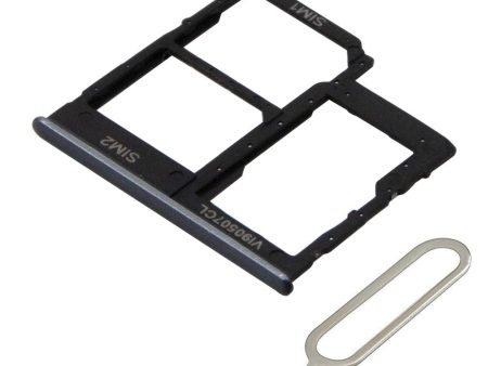 Bandeja de Tarjeta Porta Dual Sim Ranura Compatible con Samsung Galaxy A40 2019 - Negro Embalaje Deteriorado Supply