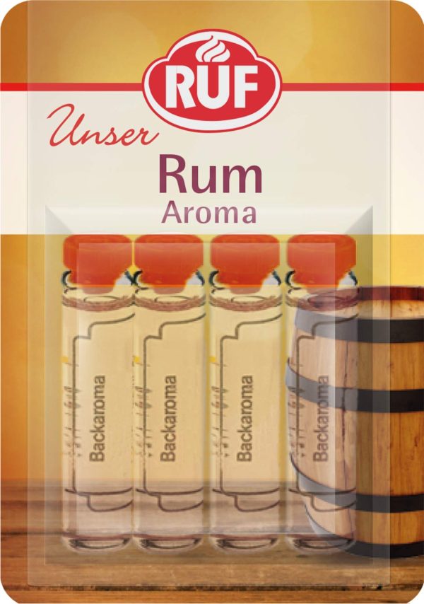 (Faltan 16 paquetes, incluye 4 paquetes) RUF Back Aroma Rum, 20 unidades (20 x Paquete de 4) Embalaje Deteriorado (Cad: 30 04 2025) Online Hot Sale