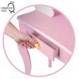 Woomax 85397 Teamson Kids - Tocador Infantil para niñas Arco Iris con Taburete y Espejo, Juguetes de Madera, Maquillaje para niñas Embalaje Deteriorado Cheap