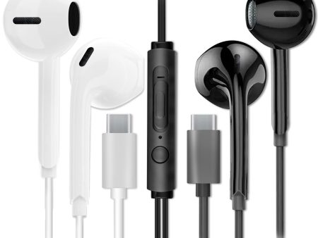 Auriculares USB C MAS CARNEY TH6 con Chip Digital Integrado, micrófono y Control Remoto, Paquete de 2 Embalaje Deteriorado Online now