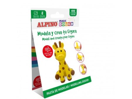 Alpino DP00051101 Magic Dough DiY Animals UM-15, 1 Unidad, Modelo Aleatorio Cheap