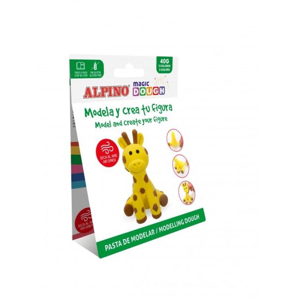 Alpino DP00051101 Magic Dough DiY Animals UM-15, 1 Unidad, Modelo Aleatorio Cheap