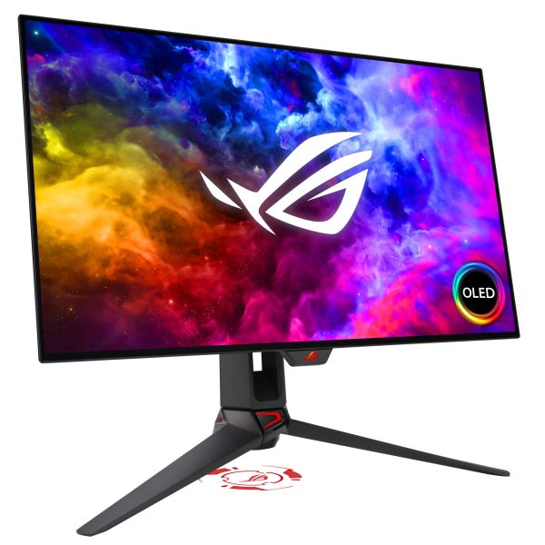 Asus ROG Swift PG27AQDM 26.5 Wide Quad HD OLED 240 Hz 0,03 ms G-Sync Freesync Plana Negro Gaming Caja Abierta Online Hot Sale