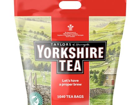 Yorkshire Tea - Té Negro Inglés, Refrescante y Fuerte - Origen Responsable - 1040 Bolsitas (Cad: 31 05 2025) Online now