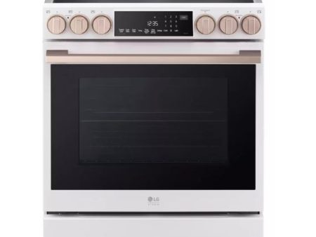 LG STUDIO 30-inch Slide-in Induction Range with Air Fry Technology LSIS6338NE Online