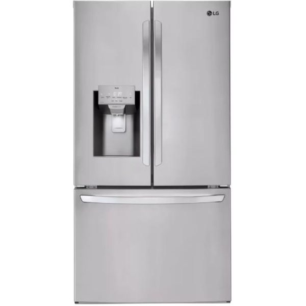 LG 36-inch, 27.7 cu. ft. Freestanding French 3-Door Refrigerator with Wi-Fi LHFS28XBS For Cheap