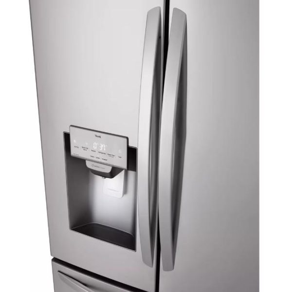 LG 36-inch, 27.7 cu. ft. Freestanding French 3-Door Refrigerator with Wi-Fi LHFS28XBS For Cheap