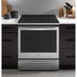 GE Profile 30-inch Slide-in Electric Range with Air Fry Technology PSS93YPFS Online Sale