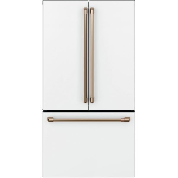 Café 36-inch, 23.1 cu.ft. Counter-Depth French 3-Door Refrigerator with WiFi Connect CWE23SP4MW2 Online Sale