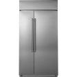 Café 48-inch, 29.6 cu. ft. Built-in Side-by-Side Refrigerator CSB48WP2NS1 Online