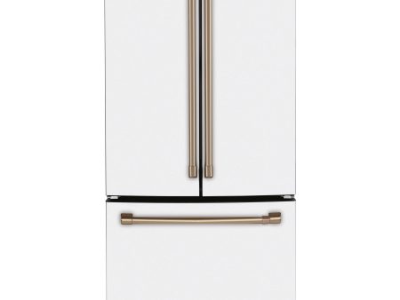 Café 33-inch, 18.6 cu. ft. Counter-Depth French 3-Door Refrigerator CWE19SP4NW2 Online now