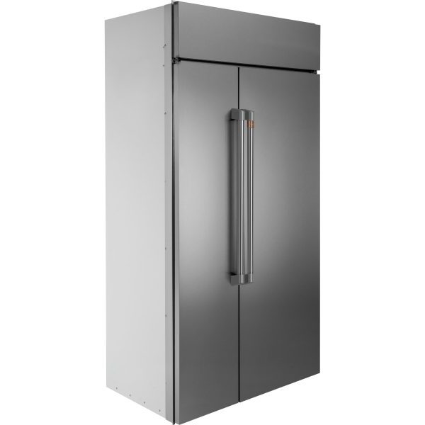 Café 42-inch, 25.2 cu. ft. Built-in Side-by-Side Refrigerator CSB42WP2NS1 Discount