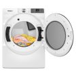 Whirlpool 7.4 cu. ft. Electric Dryer with Wrinkle Shield™ Option YWED5720RW Cheap