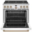 Café 36-inch Freestanding Gas Range with WI-FI Connect CGY366P4TW2 Supply