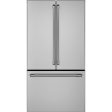 Café 36-inch, 23.1 cu.ft. Counter-Depth French 3-Door Refrigerator with WiFi Connect CWE23SP2MS1 Hot on Sale