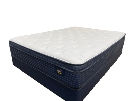 Serta Rebound Plush Pillow Top Mattress 12  Queen Online Hot Sale