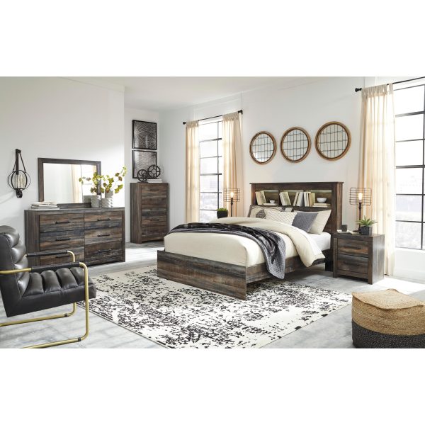 Signature Design by Ashley Drystan B211 8 pc Queen Bookcase Bedroom Set Sale