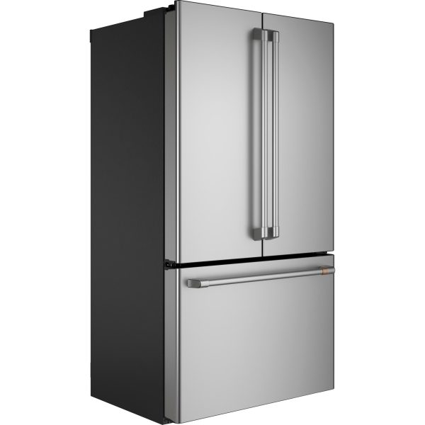 Café 36-inch, 23.1 cu.ft. Counter-Depth French 3-Door Refrigerator with WiFi Connect CWE23SP2MS1 Hot on Sale