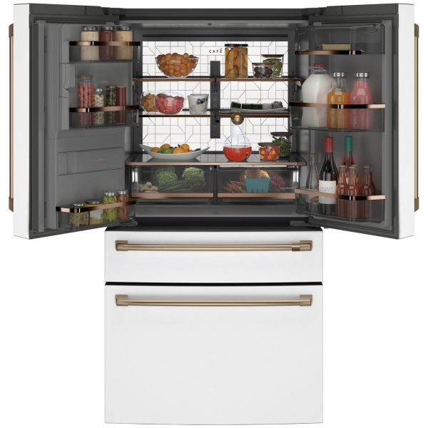 Café 36-inch 27.6 cu. ft. French 4-Door Refrigerator CVE28DP4NW2 Discount