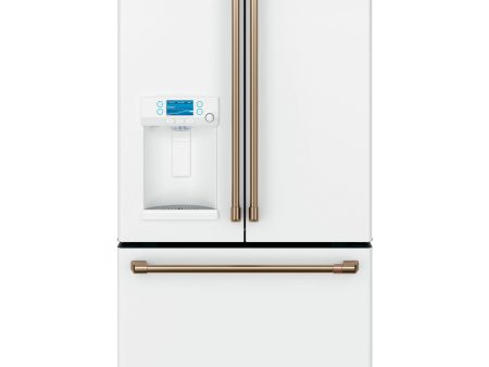 Café 36-inch, 22.2 cu.ft. Counter-Depth French 3-Door Refrigerator with Hot Water Dispenser CYE22TP4MW2 Online