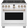 Café 36-inch Freestanding Gas Range with WI-FI Connect CGY366P4TW2 Supply