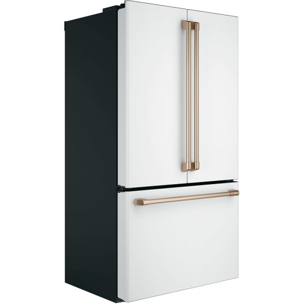 Café 36-inch, 23.1 cu.ft. Counter-Depth French 3-Door Refrigerator with WiFi Connect CWE23SP4MW2 Online Sale