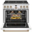 Café 36-inch Freestanding Gas Range with WI-FI Connect CGY366P4TW2 Supply