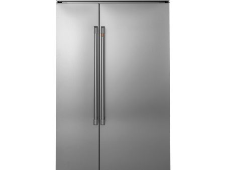 Café 42-inch, 25.2 cu. ft. Built-in Side-by-Side Refrigerator CSB42WP2NS1 Discount