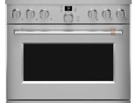 Café 36-inch Freestanding Gas Range with WI-FI Connect CGY366P2TS1 Fashion