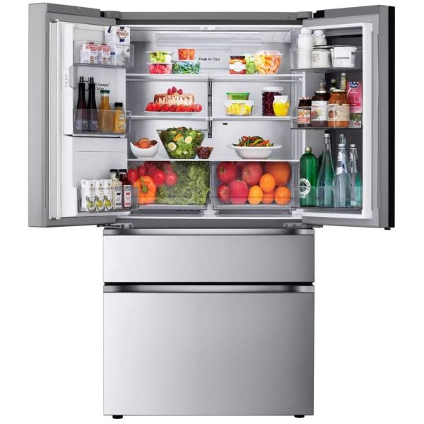 LG 29-inch 28.6 cu. ft. French 4-Door Refrigerator with Smart InstaView® LF29S8365S Online Sale