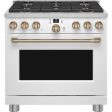 Café 36-inch Freestanding Dual-Fuel Range with 6 Burners C2Y366P4TW2 Sale